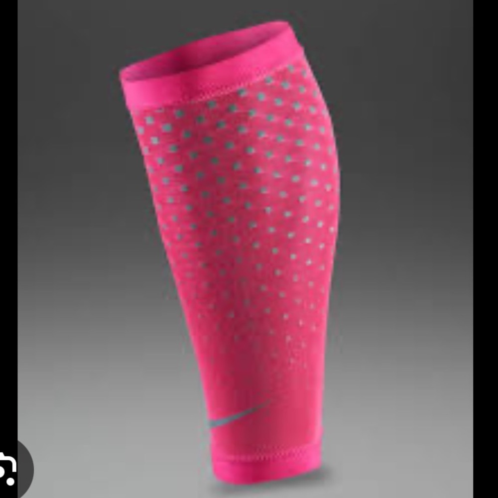 NIKE Pink Dri-Fit 360 Calf Sleeves Size L/XL